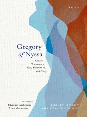 cover image of Gregory of Nyssa